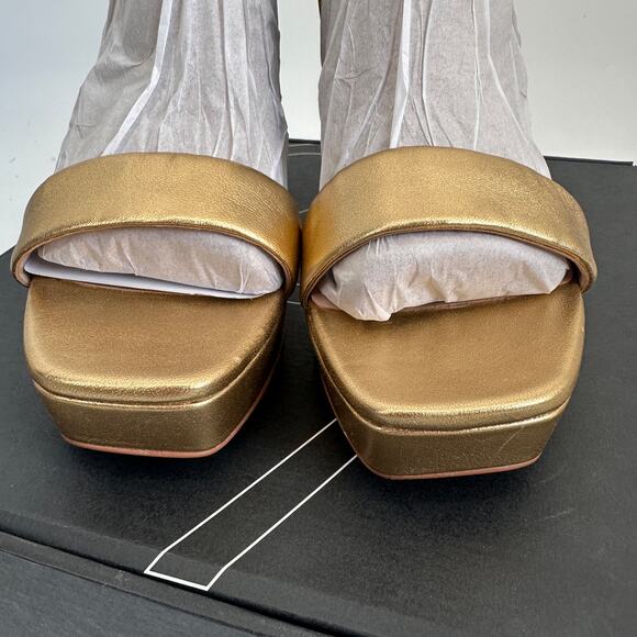 27 EDIT by NATURALIZER New in Box Jaselle Platform Sandal in Gold // 11 - Picture 7 of 12